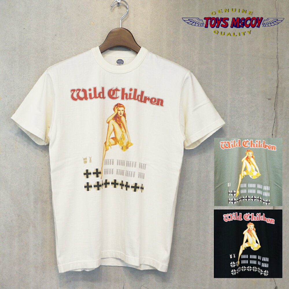 [2021年春夏] TOYS McCOY（トイズマッコイ) MILITARY TEE SHIRT "WILD CHILDREN" 半袖プリントTシャツ[TMC2140]