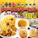 【大阪王将】チャーレンジャーセット(チャーハン5種2袋計10袋)当店人気NO,1パラパラ炒飯が10袋!炒め・キムチ・高菜・ガーリック・カレー【焼き飯】【炒飯】
