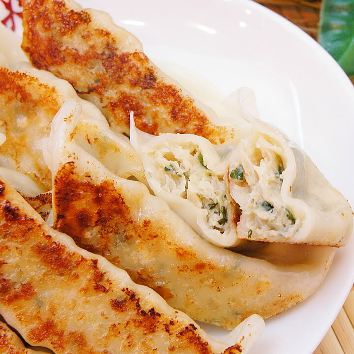 大阪王将『鶏しそ餃子(特製赤穂の塩付き)』