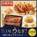 まるごと1尾うなぎ!大阪王将ごちそうセット ウナギ うなぎ ギフト お取り寄せ グルメ 冷凍食品 チャーハン 炒飯 ギョウザ 餃子 ぎょうざ