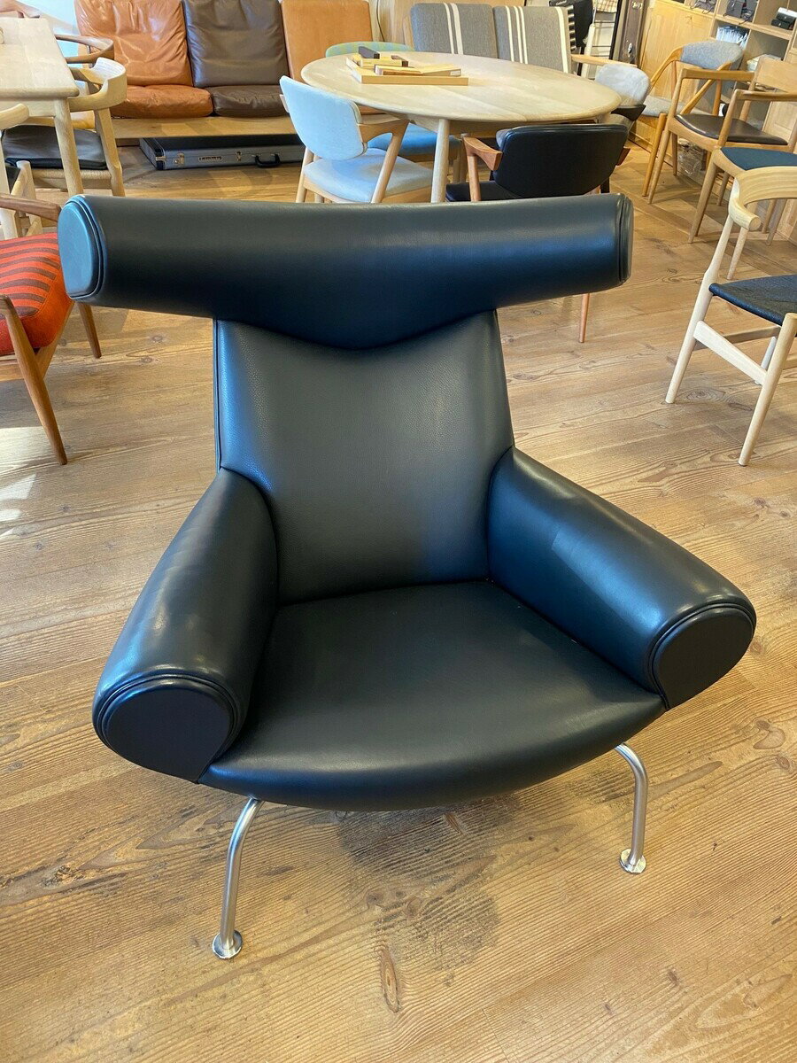 展示品SALE！2,184,600円→1,100,000円【Model 1000 Ox Chair】OXチェアー 正規品ERIK JØRGENSEN MØBELFABLICK A/SDK-5700 Sevendborgデンマーク製 イージーチェア ハイバックソファ ラウンジチェア