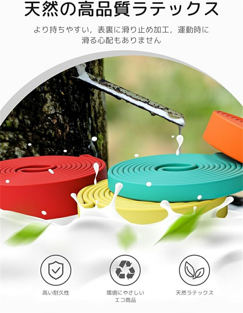 トレーニングチューブ 懸垂 チューブ レジスタンスバンド トレーニング チューブ ...