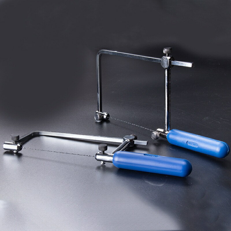 糸鋸 ダイヤモンドワイヤー 極細 手動 ガラス 陶器 石細工 切断用 #1-#8替え刃セット付 ハクソ 歯距