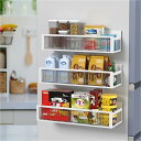 調味料ラック マグネット式 強力 キッチン収納 スパイスラック 調味料入れ サイドラックマグネット 壁面 収納 冷蔵庫横 洗濯機に対応 多機能 便利グッズ シン...