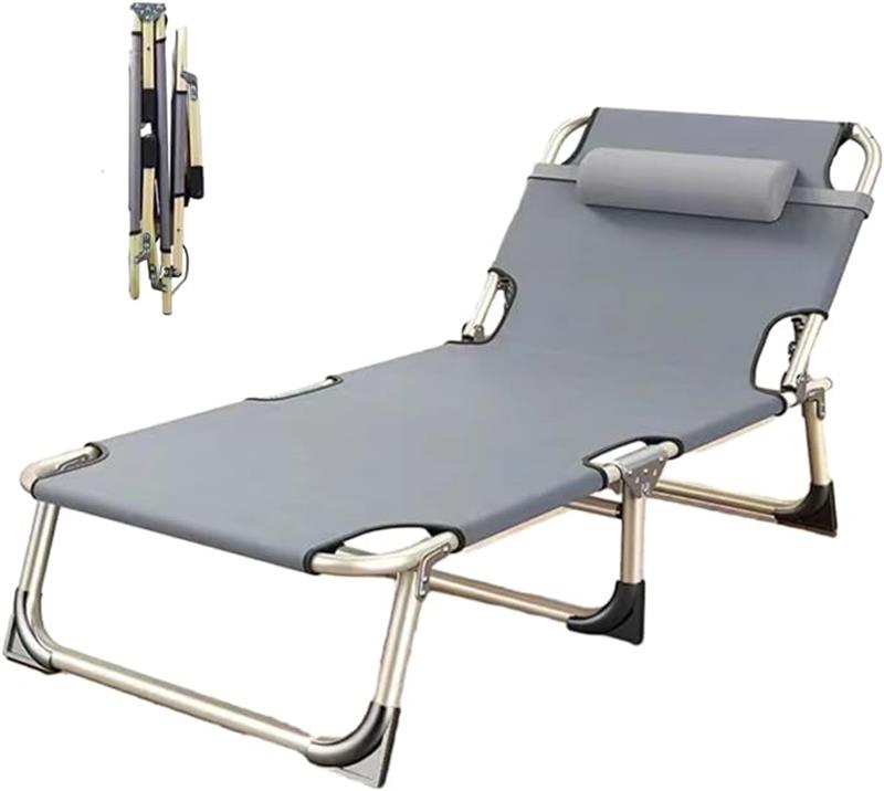 キャンプコット 簡易 コットベッド 枕付きサマーベッド ハイ/ロー切替可能折りたたみアウトドアベッド..