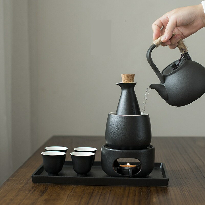 酒器 酒器セット 徳利 熱燗器 熱燗・冷酒の両方できる酒器セット 猪口 盃 燗 焼酎 日本酒 清酒 陶器 とっくり 食器 陶器 酒燗器 保温器 温燗 おちょこ 贈り物 プレゼント
