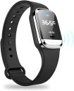 【アップグレード版】蚊よけブレスレット 超音波 蚊除けリング 第五世代 虫除けリング 3段階調節 腕時計/温度計測 USB給電式 長い待機時間 携帯便利 蚊忌避...