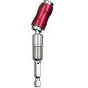 ユニバーサルジョイント 延長ビット 首振り角度0-20° 差込角 6.35mm エクステンションバー 磁気スクリュードリル 六角軸 アダプター インパクトドライ...