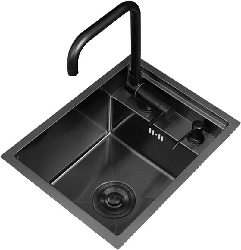 キッチン シンク 業務用 キッチンシンク ステンレス製 野菜シンク 洗いやすい 洗面台 シンク カバー付..