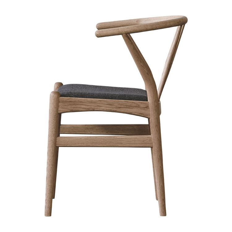 ◆入荷次第出荷:納期約2週間【A級 メーカー取寄商品】CRASH クラッシュIROHA イロハ ファブリック ダイニングチェア美しい曲線を描いたチェア!食事 椅子 シンプル チェア ナチュラル 北欧 オイル オーク ファブリック ※送料無料(一部除く) [2]