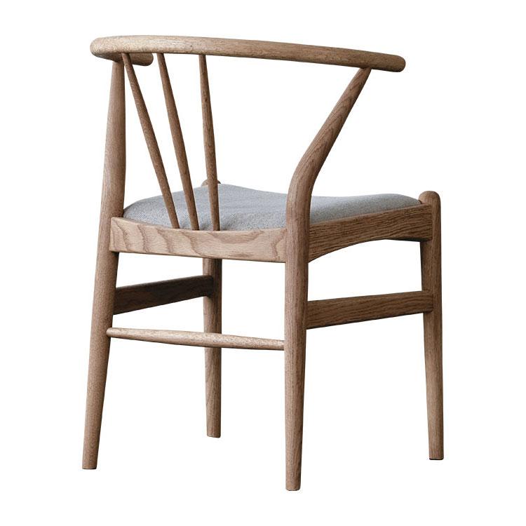 ◆入荷次第出荷:納期約2週間【A級 メーカー取寄商品】CRASH クラッシュIROHA イロハ ファブリック ダイニングチェア美しい曲線を描いたチェア!食事 椅子 シンプル チェア ナチュラル 北欧 オイル オーク ファブリック ※送料無料(一部除く) [3]