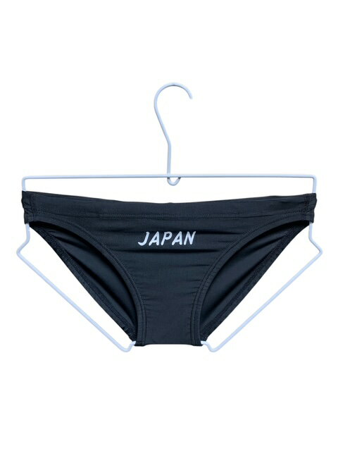 【送料無料】JAPAN メンズ 競パン 懐かしの昭和スタイル 競泳水着 ブラック 黒 S〜3Lサイズ レトロ風デザイン ビンテージ ブーメラン型 ライフセー...