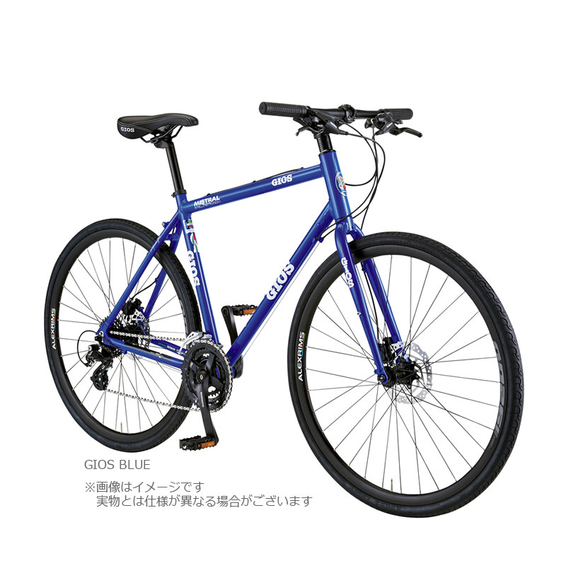 GIOS ジオス 2024年モデル MISTRAL DISC HYDRAULIC ミストラル ディスク ハイドロリック ALEXホイール クロスバイク