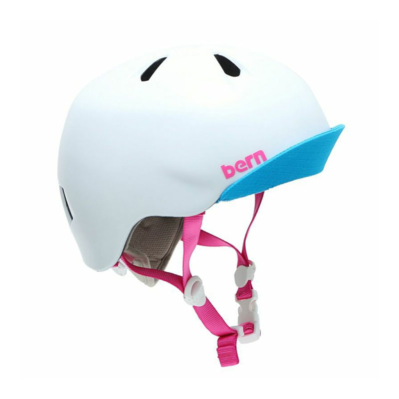 bern バーン NINA ニーナ 子供用 キッズ ヘルメット BEVJG Satin White