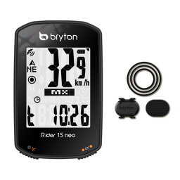 bryton ブライトン Rider15 NEO C ライダー15 ネオC ケイデンスセンサー付 GPSサイクルコンピューター
