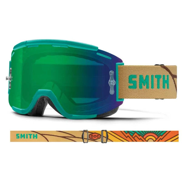 SMITH スミス SQUAD MTB Artist Series AARON DRAPLIN (ChromaPop Everyday Green Mirror/Clear) ゴーグル