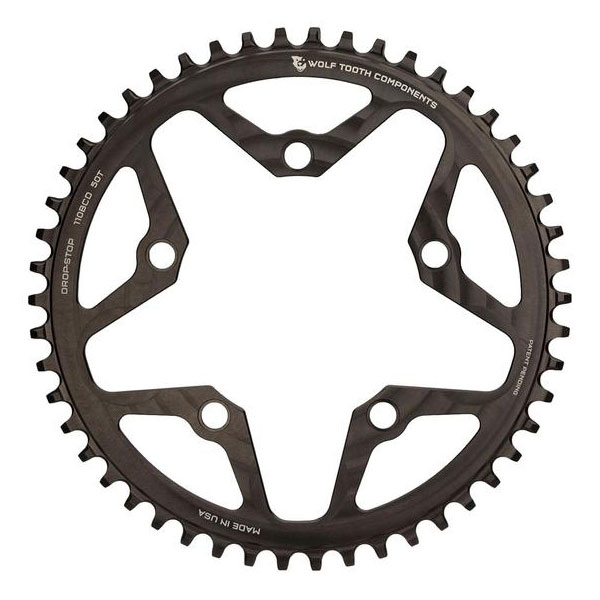 WOLF TOOTH եȥ 110 BCD 5 Bolt Chainring 48T/50T/52T compatible with SRAM Flattop