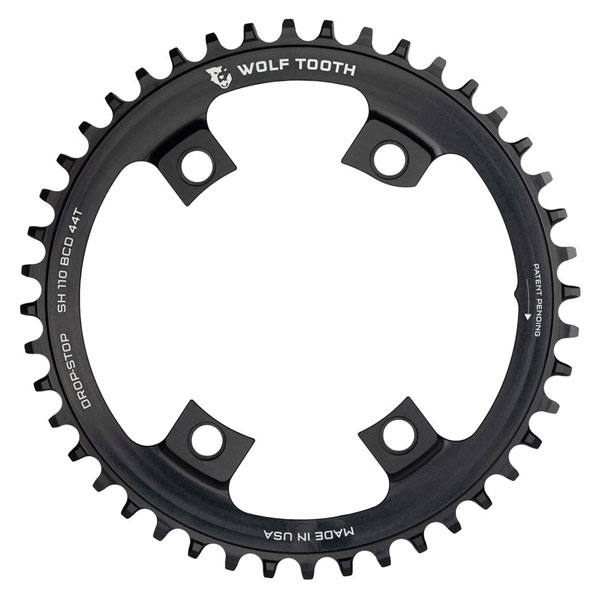 WOLF TOOTH ウルフトゥース 110 BCD Chainring For Shimano 4 Bolt - 110BCDx48T/50T