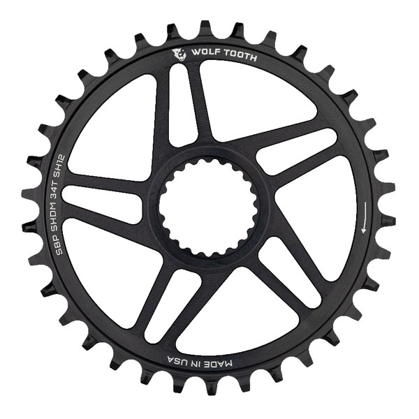 WOLF TOOTH EtgD[X Direct Mount Super Boost Shimano 30t Chainring for Shimano 12spd 32T/34T