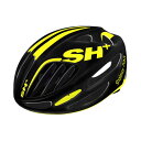 SH+ SHALIMAR PRO シャリマープロ ヘルメット BLACK MATT/YELLOW FLUO JCF公認