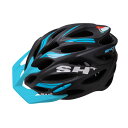 SH+ SHOT R1 ショットR1 バイザー付 ヘルメット BLACK/BLUE MATT JCF公認
