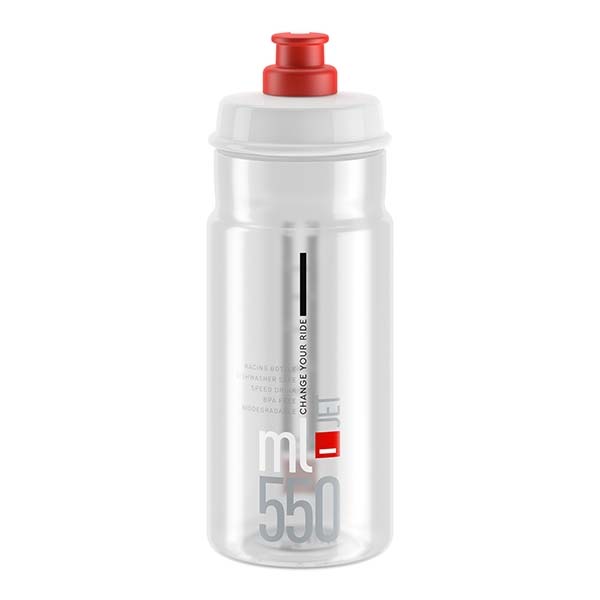 ELITE エリート ジェット ボトル 550ml クリア/レッド