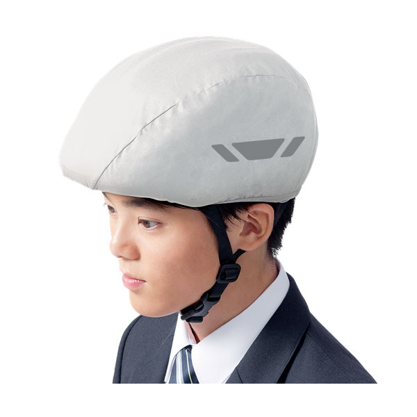 OGK KABUTO オージーケーカブト ヘルメット レインカバー ポケッタブル ライトグレーフリーサイズ