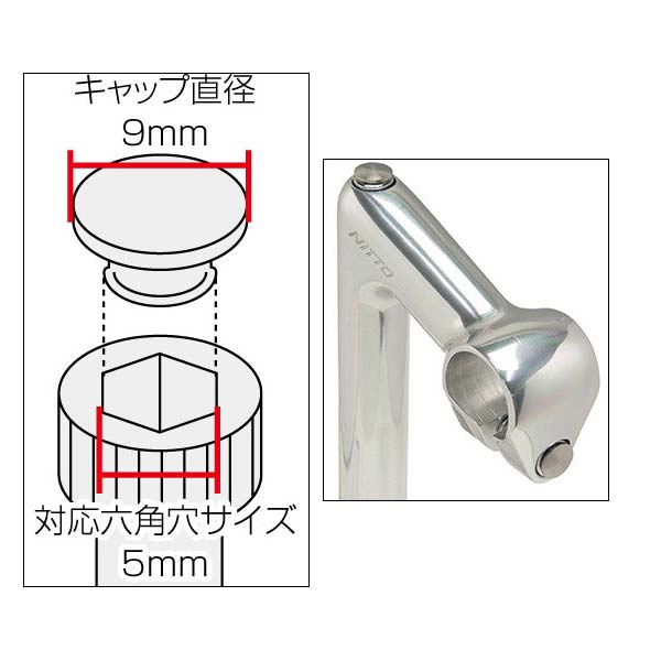 NITTO 日東 ボルトキャップ M6 2