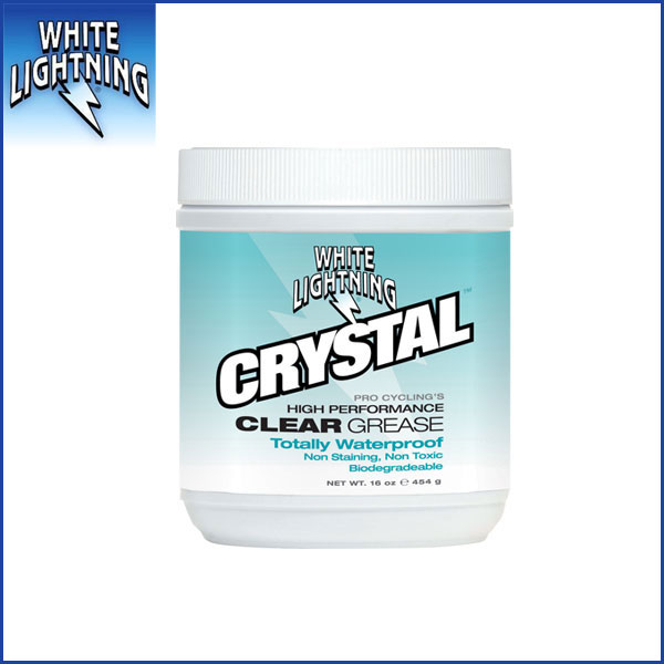 ホワイトライトニング クリスタル クリアー グリス 450gボトル/Crystal Clear Grease【ガスケット、シール、カーボン等を傷めません】【スムーズな潤滑と優れた耐久性】【地球環境に配慮したクリーンブランド】【WHITE LIGHTNING】