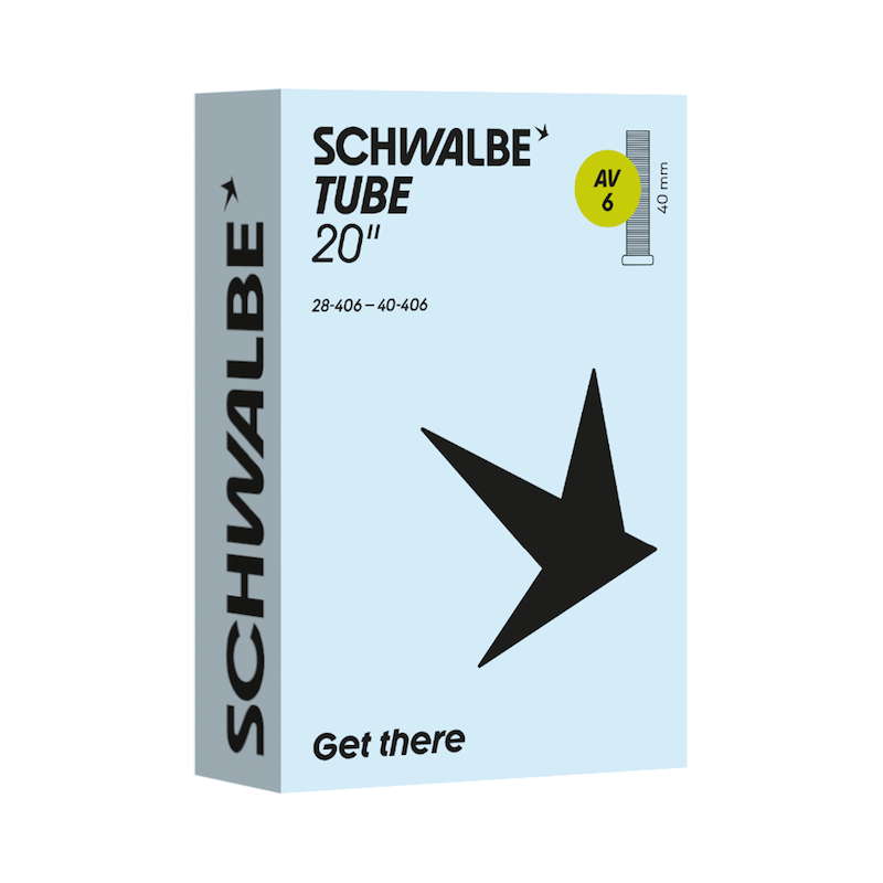 Rakuten - SCHWALBE シュワルベ チューブ AV6 20x1.10-1.50 (28/32/35/37/40-406) 米式40mm