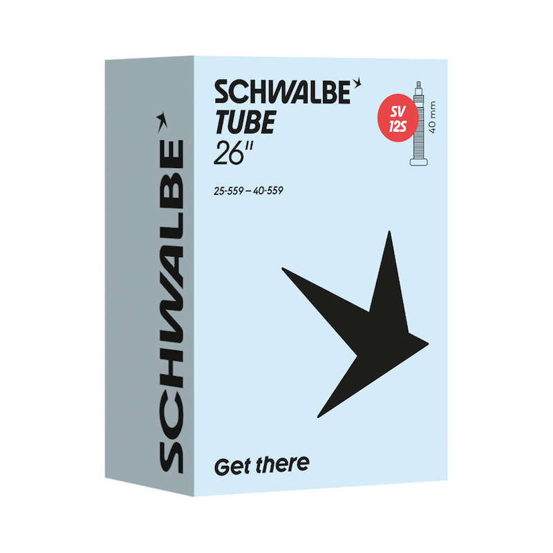 乐天商城 - SCHWALBE シュワルベ チューブ SV12S 26x1.00-1.50 (25/28/32/35/37/40-559) 仏式40mm