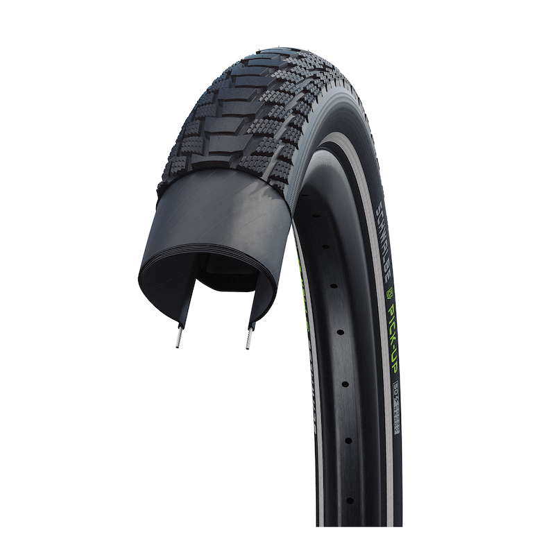 乐天商城 - SCHWALBE シュワルベ ピックアップ 20x2.15(55-406) ワイヤービード ブラックリフレックス シティ・ツーリング タイヤ