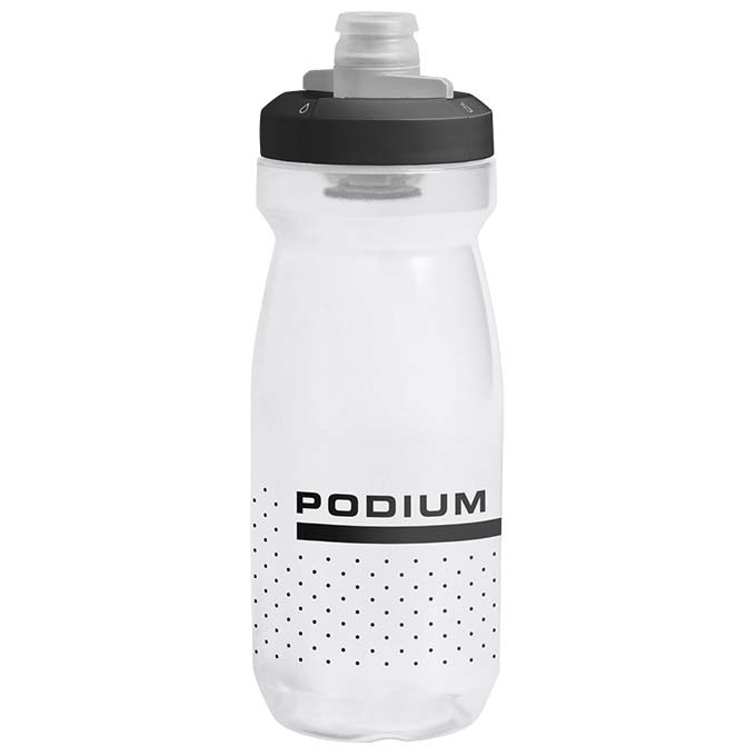 商品説明PODIUMは、飲みやすさ、洗いやすさ、耐久性など、サイクリストが求める全てを備えた理想のボトルシステムです。ボトルを引っ張ったり、噛んだりする必要はありません。ボトルを押しても吸っても給水ができます。TRUTASTE POLYPYLENEとHYDRO GUARD加工を組み合わせた内部は嫌な臭いがゼロ。豊富なカラーバリエーションで、どんなバイクやウェアにも合わせていただけます。※熱湯には対応しません。スポーツ給水ボトルの新しい姿。小型の620mlタイプ。※仕様及び外観は、改良のために予告なく変更される場合がございます。予めメーカーサイトをご確認下さい。※こちらの商品はお取り寄せになります。メーカー代理店の在庫状況によってはご用意できない場合がございます。　また、取寄せ商品のため、不良品以外の返品・交換はお断り致します。予めご了承くださいますようお願いいたします。