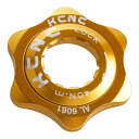 KCNC ケーシーエヌシー センターロックアダプター 6061AL ゴールド