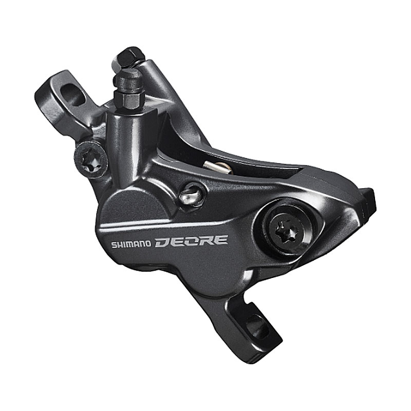 SHIMANO DEORE 油圧ディスクブレーキ BR-M6120 4ピストン ポストタイプ レジンパッド (フィンなし) シ..