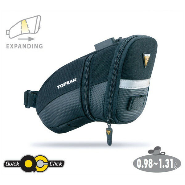 TOPEAK (gs[N) ThobO GA EFbW pbN (NCbN NbN) MTCY AERO WEDGE PACK (QUICK CLICK) SIZE M [BAG25502]yeʁF0.98`1.31Lz