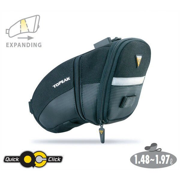 TOPEAK (gs[N) ThobO GA EFbW pbN (NCbN NbN) LTCY AERO WEDGE PACK (QUICK CLICK) SIZE L [BAG25503]yeʁF1.48`1.97Lz