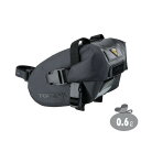 TOPEAK (トピーク) サドルバッグ ウェッジ ドライバッグ (ストラップ マウント) Sサイズ WEDGE DRYBAG (STRAP MOUNT) SIZE S BAG27100 【容量：0.6L】【防水ナイロン】