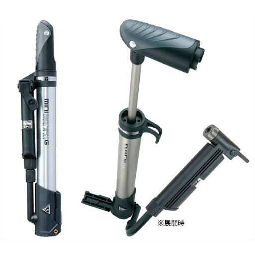 TOPEAK トピーク ミニモーフ G/Mini Morph G【携帯ポンプ】【最大160psi】【米式/仏式対応】 TOPEAK トピーク ミニモーフ G/Mini Morph G【携帯ポンプ】【最大160psi】【米式/仏式対応】
