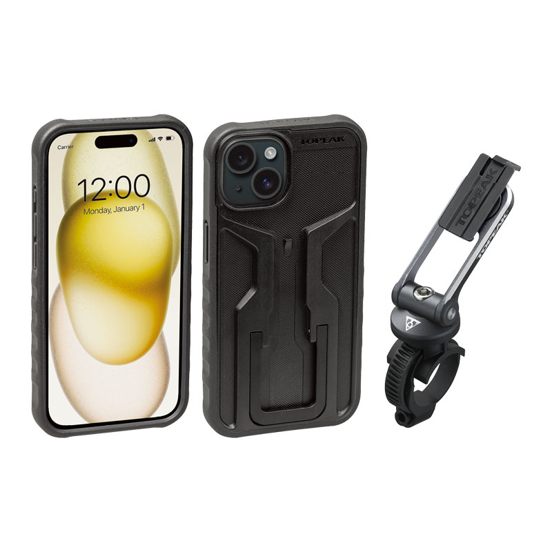 TOPEAK gs[N ChP[X iPhone 15p Zbg RideCase X}[gtHP[X&}Eg