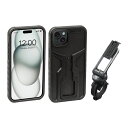 TOPEAK トピーク ライドケース iPhone 15 Plus用 セット RideCase スマートフォンケース&マウント