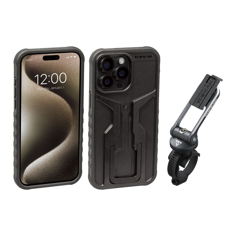 TOPEAK gs[N ChP[X iPhone 15 Pro Maxp Zbg RideCase X}[gtHP[X&}Eg