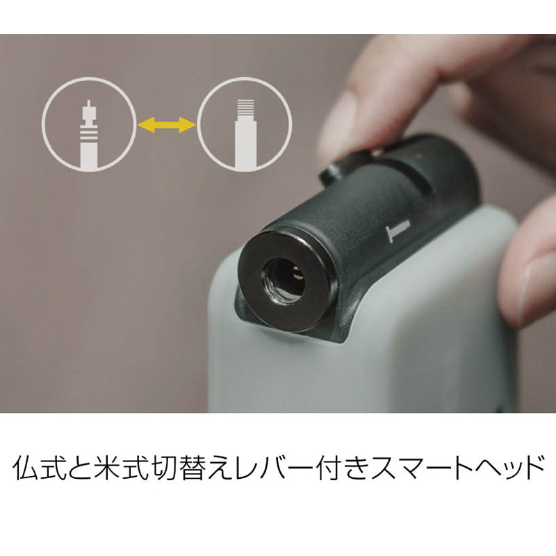 スポーツ自転車専門店オートリックのTOPEAK トピーク E-ブースター デジタル E-BOOSTER DIGITAL 電動空気入れ 携帯ポンプ PPM13600｜アングル2