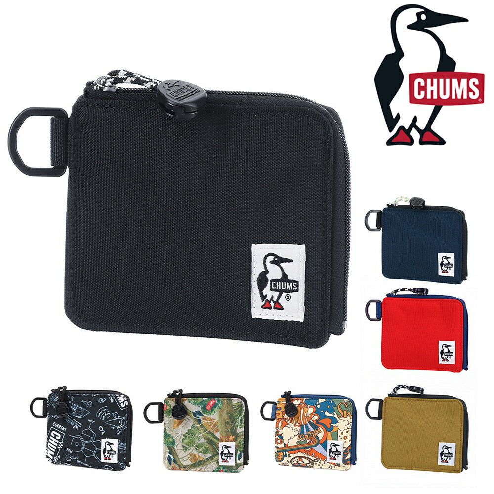 チャムス 財布 ミニ財布 リサイクル CHUMS Recycle エルシェイプトジップウォレット L-Shaped Zip Wallet ch60-3566 ネコポス可能 メンズ レディース 誕生日プレゼント ギフト プレゼント ラッピング nwar 父の日