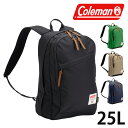 『9/10限定 最大P24倍』コールマン バッグ リュックサック デイパック バックパック 25L アメリカンクラシック Coleman アメリカンクラシックTR25 メンズ レディース プレゼント ギフト カバン ラッピング無料 通勤 通学 自転車 黒 ブラック B4 A4 送料無料