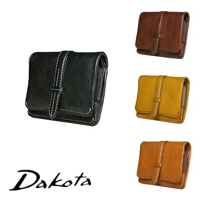 『12/5限定 最大P23倍』ダコタ 財布 Dakota 35113(30113)クラプトン 小銭入れあり 折財布 二つ折り財布 レディース 牛革 本革 レザー 女性 送料無料 プレゼント ギフト ラッピング無料 ブランド 上品 コンパクト 一粒万倍日 吉日