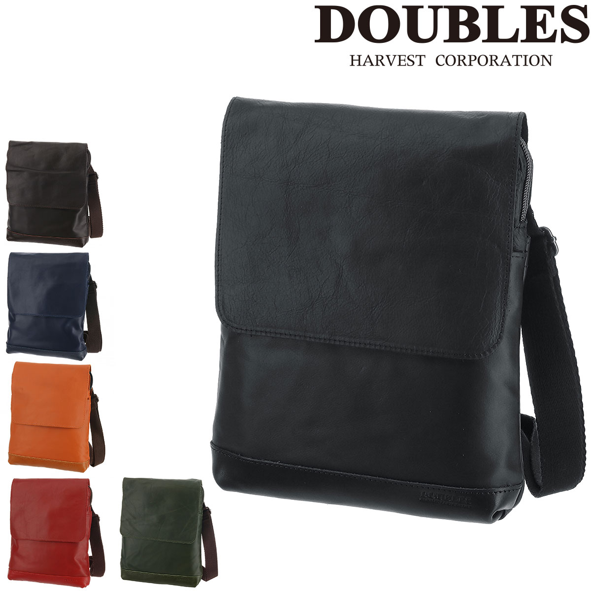 『11/20限定 最大P24倍』ダブルス DOUBLES ショルダーバッグ M jvk1603 ブラック ダークブラウン ネイビー キャメル レッド グリーン 牛革 本革 メンズ レディース ポイント10倍 送料無料 誕生日プレゼント ギフト プレゼント ラッピング無料(4)