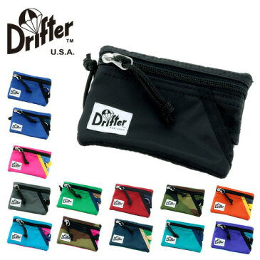 『エントリーで最大P+14倍』 ドリフター Drifter ミニ財布 コインケース キーケース [KEY COIN POUCH/キーコインポーチ] 「ネコポス可能」 dfv0230 メンズ レディース 通勤 おしゃれ 黒 高校生 大人 プレゼント カバン ラッピング 父の日 あす楽