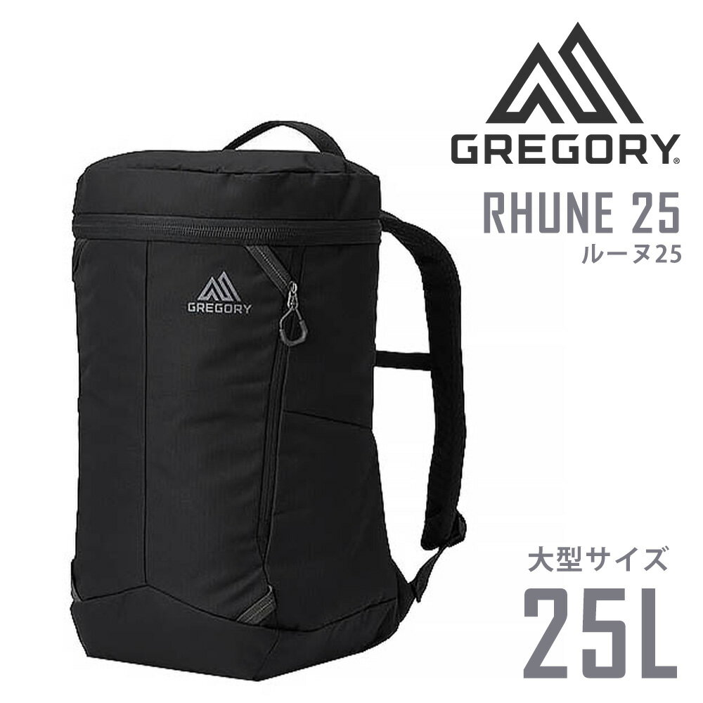 商品 RHUNE(ルーヌ) / Rhune 25リュックサック デイパック ルーヌ25 カラー カーボンブラック（-99x190207085518） サイズ(約)※当店実寸値 公式サイズ 横33cm×縦50.8cm×マチ20.3cm当店実寸サイズ 横30cm×縦48cm×マチ18cm【リュックベルト】〜94cm【ハンドル長さ】26cm【ハンドル高さ】7cm【容量】25L素材本体・底部：300デニールリサイクルポリエステルリップストップ裏地：40%リサイクル(PCR)の135デニールポリエステル重さ(約)公式：880g自社：865g生産国フィリピン備考 【メイン開閉】ダブルファスナー外側/ファスナーポケット×3(1つはリュックベルト部分)オープンポケット×1内側/PC対応パッド入りポケット×1(仕切り付き)ファスナーポケット×2(メッシュタイプ)ペン挿し×3■体に沿ってカーブしたパッド入りのショルダーハーネスを採用■位置調節が可能なスターナムストラップ■外側サイドにスウィングアラウンドアクセスできるキークリップ付きのスタッシュポケット■前面に反射式アタッチメント・ループ■専用のコンフォートグリップ成形ジッパープルキーワード: プレゼント ギフト ラッピング ラッピング無料 メンズ レディース 男性 女性 通勤 通学 シンプル 登山 トレッキング タウンユース マルチユース デイリーユース A4サイズ B4サイズ 20L ビジネス 学生 ブランド ポイント消化 ニューバッグワカマツ【ルーヌ 25】は、製品ライフサイクルを念頭に設計されたエレガントなパック。 高性能なテクニカル素材とリサイクル繊維を組み合わせたこのパックは、快適性×機能性×持続可能性を兼ね備えています。 ■背面部分は通気性を確保し、圧力の分散や吸湿発散性による冷却効果があります。■イヤホンや乗車券、リップクリームなどの収納に最適なハーネスポケットを搭載。■内側からアクセス可能なノートPC用スリーブと、タブレット/ドキュメントスリーブ。 ー ルーヌ ー洗練された構造の快適性と機能性に優れたルーヌコレクションは、スタイリッシュかつ機能性を重視したデザインは、アクティブなライフスタイルにピッタリ。革新的な3D構造を持つエアークッション・メッシュバックパネルに拘り、通気性をグッとアップ。 サステナビリティ(持続可能性)とスタイル性、機能性が完璧なバランスで融合することで、誰もが手に入れたくなるパックが誕生しました。 Dataブランドグレゴリー商品RHUNE(ルーヌ) / Rhune 25リュックサック デイパック ルーヌ25カラーカーボンブラック（-99x190207085518）サイズ(約)※当店実寸値公式サイズ 横33cm×縦50.8cm×マチ20.3cm当店実寸サイズ 横30cm×縦48cm×マチ18cm【リュックベルト】〜94cm【ハンドル長さ】26cm【ハンドル高さ】7cm【容量】25L素材本体・底部：300デニールリサイクルポリエステルリップストップ裏地：40%リサイクル(PCR)の135デニールポリエステル重さ(約)公式：880g自社：865g備考【メイン開閉】ダブルファスナー外側/ファスナーポケット×3(1つはリュックベルト部分)オープンポケット×1内側/PC対応パッド入りポケット×1(仕切り付き)ファスナーポケット×2(メッシュタイプ)ペン挿し×3■体に沿ってカーブしたパッド入りのショルダーハーネスを採用■位置調節が可能なスターナムストラップ■外側サイドにスウィングアラウンドアクセスできるキークリップ付きのスタッシュポケット■前面に反射式アタッチメント・ループ■専用のコンフォートグリップ成形ジッパープルキーワード: プレゼント ギフト ラッピング ラッピング無料 メンズ レディース 男性 女性 通勤 通学 シンプル 登山 トレッキング タウンユース マルチユース デイリーユース A4サイズ B4サイズ 20L ビジネス 学生 ブランド ポイント消化 ニューバッグワカマツ