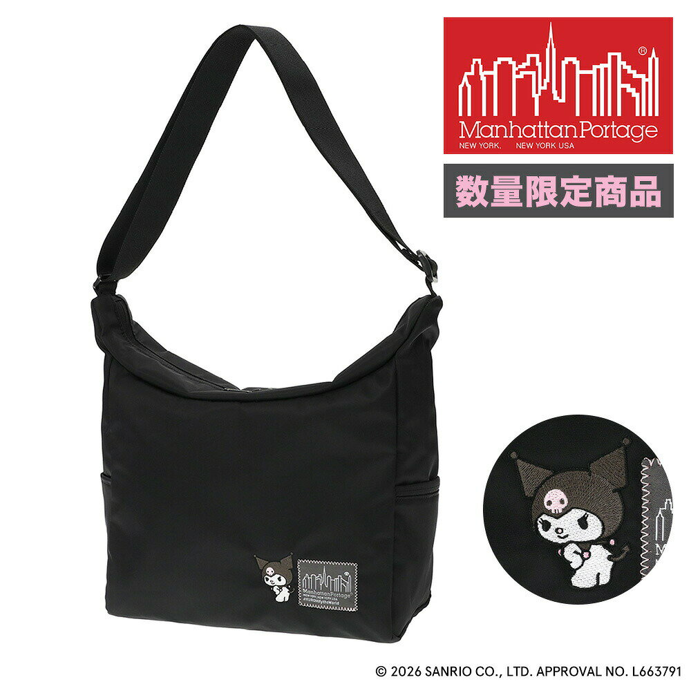 Rakuten - マンハッタンポーテージ サンリオ クロミ 斜め掛けバッグ スクエア型 ベッドスタイショルダーバッグ MP6041NTWLBKRM メンズ レディース コラボ 黒 限定モデル 送料無料 最強配送 誕生日プレゼント ギフト ラッピング無料 【正規代理店】 nwar